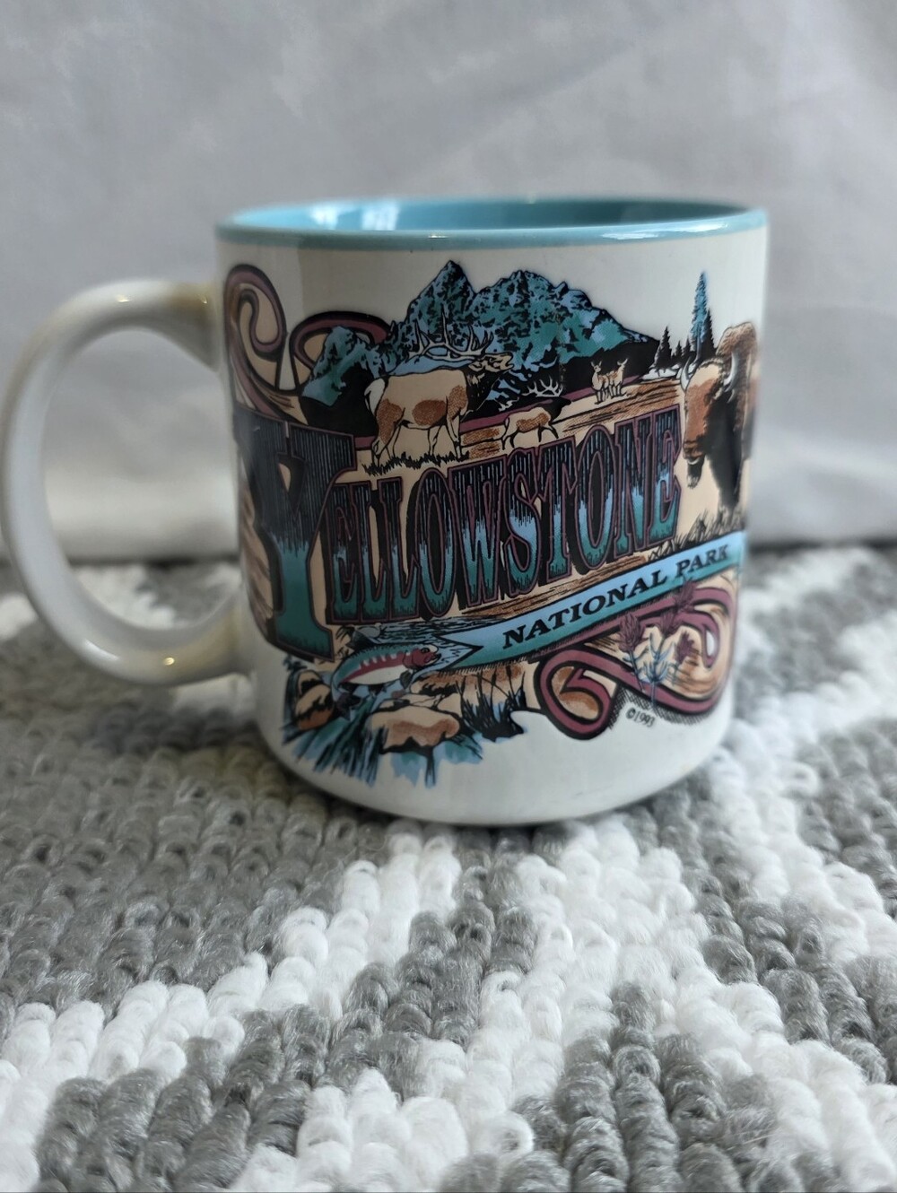 Vintage 1993 Yellowstone National Park Mug